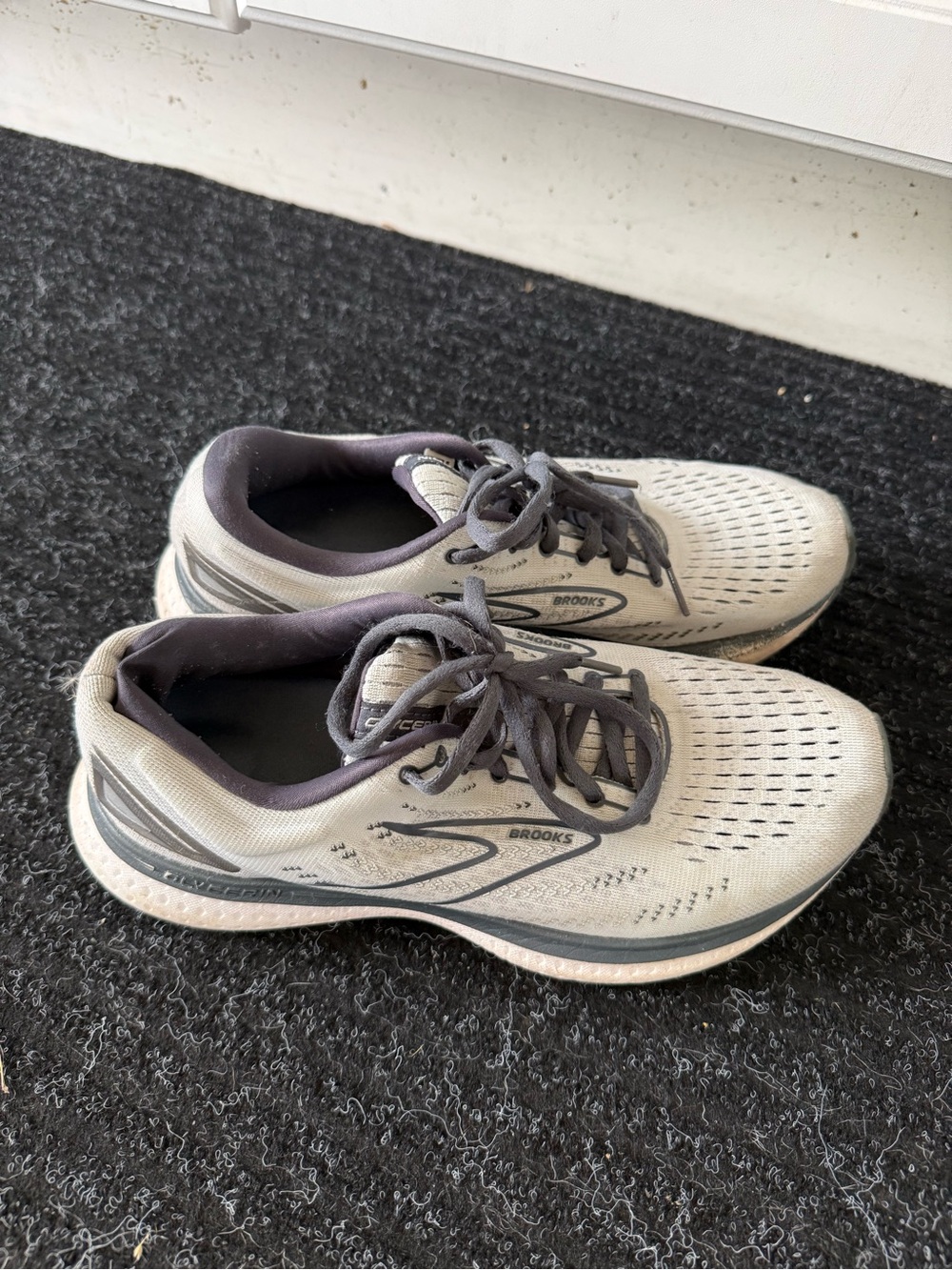 Brooks Women’s Running Shoes in Light Gray and Charcoal